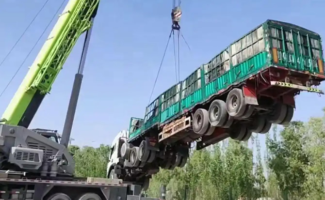 高密道路脱困救援案例